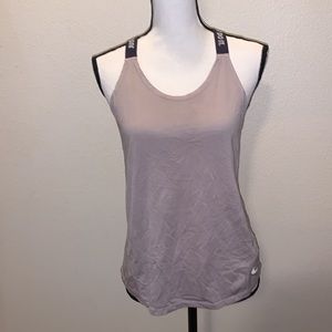 Nike Dri Fit light purple Strappy athletic workout gym tank top